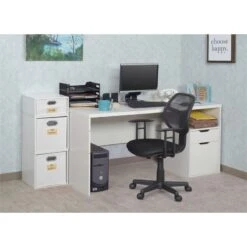 Niche Cubo Set- 2 Full/1 Half Cube W/ Foldable Bins- White Wood Grain/White -Cymax Sales 2011795 13 L