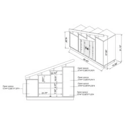 Furniture Of America Barstead Wood Staircase Shoe Cabinet In Gray Oak 25 Furniture Of America Barstead Wood Staircase Shoe Cabinet In Gray Oak -Cymax Sales 2013315 5 L