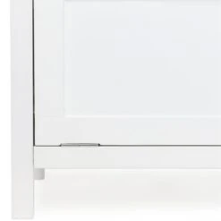 Simpli Home Gatsby 24.4 " H X 22 " W Storage Hamper Bench In Pure White -Cymax Sales 2018412 6 L