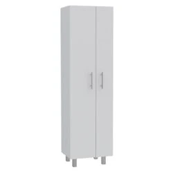 TuHome White Modern Engineered Wood Nala Modern Storage Cabinet