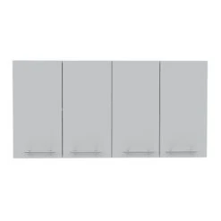 TUHOME 120 Wall Cabinet Engineered Wood Cabinets In Black -Cymax Sales 2019336 6 L