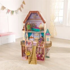 Kidkraft Disney 13 Piece Princess Belle Enchanted Dollhouse -Cymax Sales 2128151 10 L