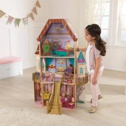 Kidkraft Disney 13 Piece Princess Belle Enchanted Dollhouse -Cymax Sales 2128151 12 L