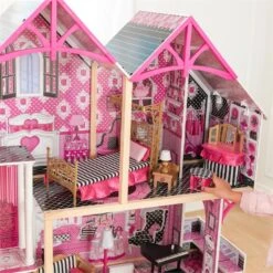 Kidkraft Bella 16 Piece Multicolored Wooden Plastic Dollhouse -Cymax Sales 2128153 14 L