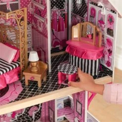 Kidkraft Bella 16 Piece Multicolored Wooden Plastic Dollhouse -Cymax Sales 2128153 15 L