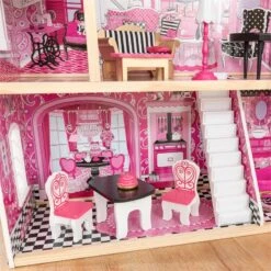 Kidkraft Bella 16 Piece Multicolored Wooden Plastic Dollhouse -Cymax Sales 2128153 16 L