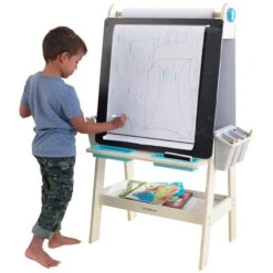 Kidkraft Create N Play 9 Piece Multicolored Wooden Art Easel -Cymax Sales 2128218 12 L
