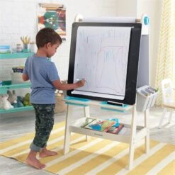 Kidkraft Create N Play 9 Piece Multicolored Wooden Art Easel -Cymax Sales 2128218 15 L