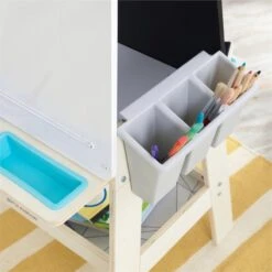 Kidkraft Create N Play 9 Piece Multicolored Wooden Art Easel -Cymax Sales 2128218 18 L