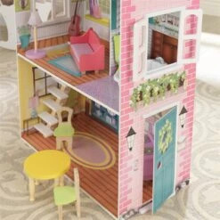 Kidkraft Poppy 11 Piece Multicolored Wooden Plastic Dollhouse -Cymax Sales 2128225 15 L