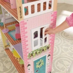 Kidkraft Poppy 11 Piece Multicolored Wooden Plastic Dollhouse -Cymax Sales 2128225 17 L