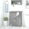 Salinas Laundry Hamper With Lid And Liner In Cape Cod Gray - Engineered Wood