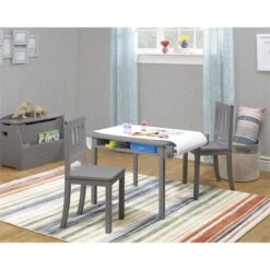 Sorelle Imagination Table And Chair Set In Gray -Cymax Sales 2155031 1 L