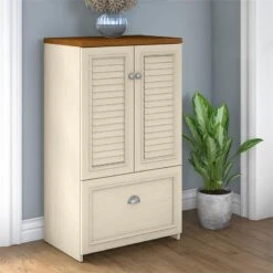 Bush Furniture Fairview Shoe Storage Cabinet With Doors In Cape Cod Gray 22 Bush Furniture Fairview Shoe Storage Cabinet With Doors In Cape Cod Gray -Cymax Sales 2163741 1 L