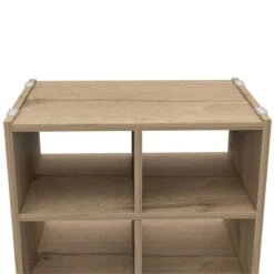 TUHOME Entryway Stackable Storage Unit Engineered Wood Entryway Benches In Gray 10 TUHOME Entryway Stackable Storage Unit Engineered Wood Entryway Benches In Gray -Cymax Sales 2170441 4 L