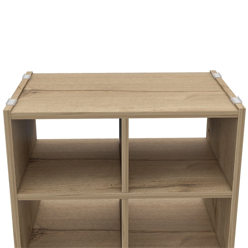 TUHOME Entryway Stackable Storage Unit Engineered Wood Entryway Benches In Gray 4 TUHOME Entryway Stackable Storage Unit Engineered Wood Entryway Benches In Gray - Image 4