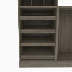 Bestar Versatile 86"W Engineered Wood Closet System With Drawers In Walnut Gray -Cymax Sales 2194049 9 L