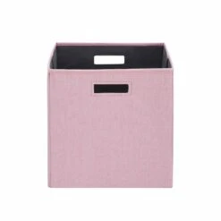 Linon Lane Two Pack Fabric Floral Storage Bin In Pink -Cymax Sales 2201285 3 L