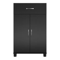 SystemBuild Lonn 24" 1 Drawer/2 Door Base Storage Cabinet In Dove Gray -Cymax Sales 2216377 6 L 1
