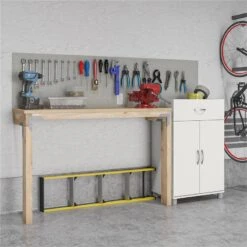 SystemBuild Lonn 24" 1 Drawer/2 Door Base Storage Cabinet In Black -Cymax Sales 2216378 3 L