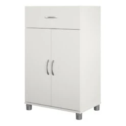 SystemBuild Lonn 24" 1 Drawer/2 Door Base Storage Cabinet In Dove Gray