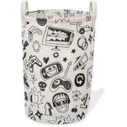 Safdie & Co. Printed Foldable Laundry Basket Gaming Multi-Color