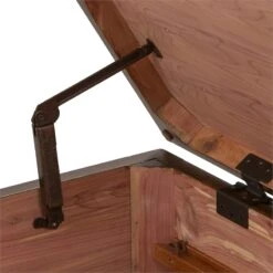 Bowery Hill Traditional Storage Trunk In Light Brown 21 Bowery Hill Traditional Storage Trunk In Light Brown -Cymax Sales 2253912 9 L