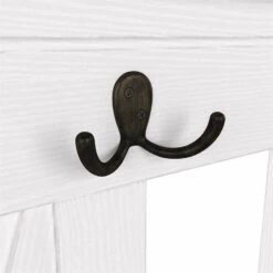 Key West Hall Tree With Shoe Storage Bench In Pure White Oak - Engineered Wood -Cymax Sales 2307829 7 L