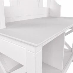 Key West Hall Tree With Shoe Storage Bench In Cape Cod Gray - Engineered Wood -Cymax Sales 2307829 9 L 1