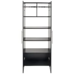 Prepac HangUps 30" Large Wooden Garage Storage Cabinet In Black 16 Prepac HangUps 30" Large Wooden Garage Storage Cabinet In Black -Cymax Sales 2332601 12 L