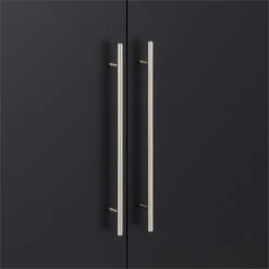 Prepac HangUps 30" Large Wooden Garage Storage Cabinet In Black 19 Prepac HangUps 30" Large Wooden Garage Storage Cabinet In Black -Cymax Sales 2332601 15 L