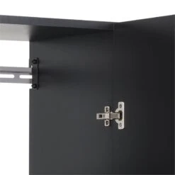 Prepac HangUps 30" Large Wooden Garage Storage Cabinet In Black 20 Prepac HangUps 30" Large Wooden Garage Storage Cabinet In Black -Cymax Sales 2332601 16 L