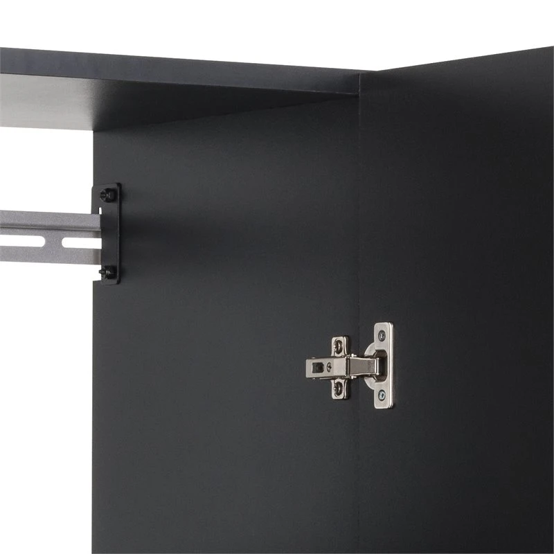 Prepac HangUps 30" Large Wooden Garage Storage Cabinet In Black 8 Prepac HangUps 30" Large Wooden Garage Storage Cabinet In Black - Image 8