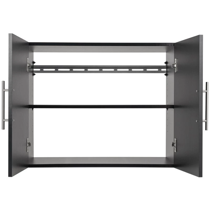 Prepac HangUps 30" Upper Storage Cabinet In Light Grey Laminate 17 Prepac HangUps 30" Upper Storage Cabinet In Light Grey Laminate - Image 17