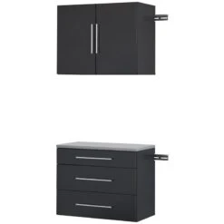 Prepac HangUps 30" Storage Cabinet Set A - 2 Piece