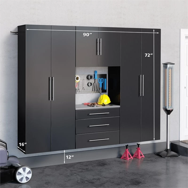 Prepac HangUps 90" Storage Cabinet Set G - 4 Piece 16 Prepac HangUps 90" Storage Cabinet Set G - 4 Piece - Image 16