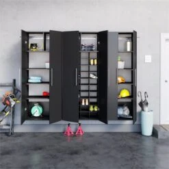 Prepac HangUps 3 Piece 90" Garage Storage Set J In White -Cymax Sales 2332618 2 L