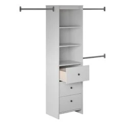 Systembuild Beckett Closet Storage Organizer In Dove Gray -Cymax Sales 2434376 5 L 1