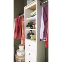 Systembuild Beckett Closet Storage Organizer In Dove Gray -Cymax Sales 2434377 3 L 1