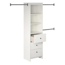 Systembuild Beckett Closet Storage Organizer In Dove Gray -Cymax Sales 2434377 5 L 1