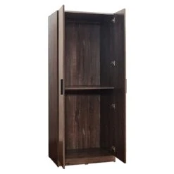 Klair Living Willow 2-door Wood Closet With One Shelf In Rustic Gray 7 Klair Living Willow 2-door Wood Closet With One Shelf In Rustic Gray -Cymax Sales 2443601 6 L