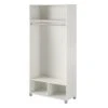 SystemBuild Lory 36" Wide Mudroom Cabinet In Dove Gray