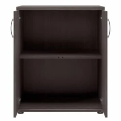 Universal Garage Storage Cabinet With Doors In Storm Gray - Engineered Wood -Cymax Sales 2459407 7 L 1