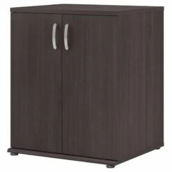 Universal Garage Storage Cabinet With Doors In Storm Gray - Engineered Wood -Cymax Sales 2459407 L 1