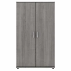 Universal Tall Garage Storage Cabinet In Platinum Gray - Engineered Wood -Cymax Sales 2459409 3 L