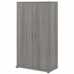 Universal Tall Garage Storage Cabinet In Platinum Gray - Engineered Wood -Cymax Sales 2459409 L