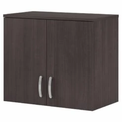 Universal Garage Wall Cabinet With Doors In Platinum Gray - Engineered Wood -Cymax Sales 2459419 L
