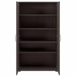 Universal Tall Linen Cabinet With Doors In White - Engineered Wood 38 Universal Tall Linen Cabinet With Doors In White - Engineered Wood -Cymax Sales 2459449 7 L