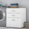 Universal Laundry Room Cabinet With Drawers In Platinum Gray - Engineered Wood