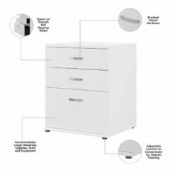 Universal Laundry Room Cabinet With Drawers In Platinum Gray - Engineered Wood -Cymax Sales 2459456 5 L